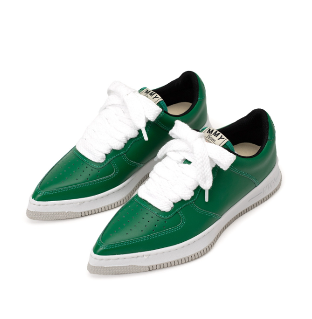 Maison MIHARA YASUHIRO ROSY OG Sole Leather Low-top Sneaker 'Green' B08FW702-GRN