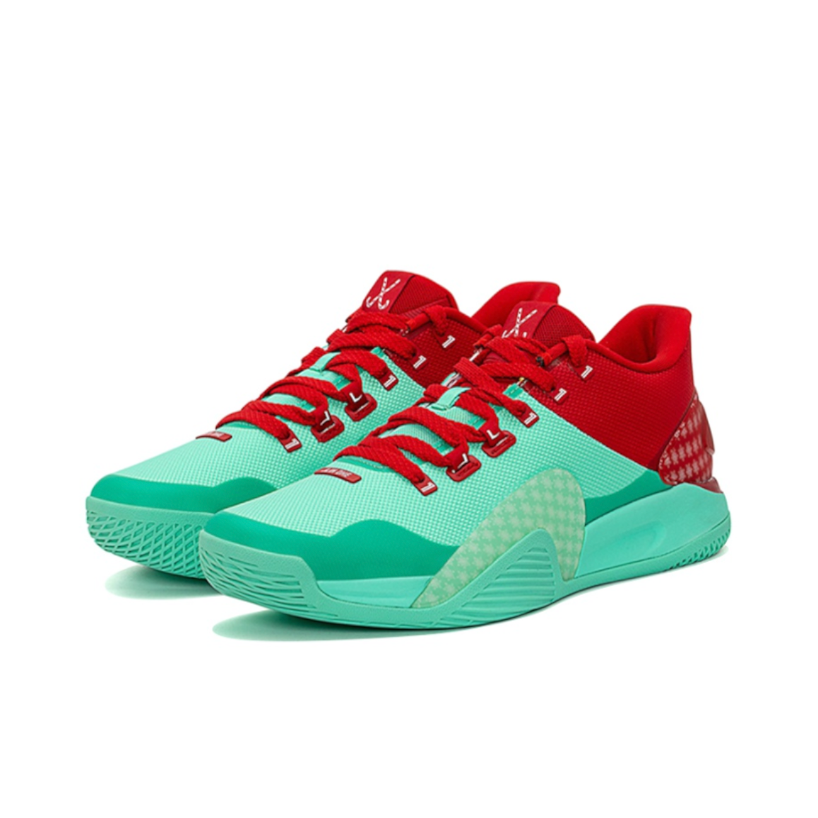 (WMNS) Xtep JLIN1 جيريمي لين "أحمر أخضر" 980419121523-REDGRN