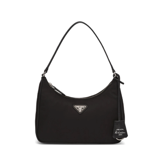 PRADA Re-Edition 2005 Re-Nylon Mini Hobo Bag 'Black' 1NE204-R064-F0002