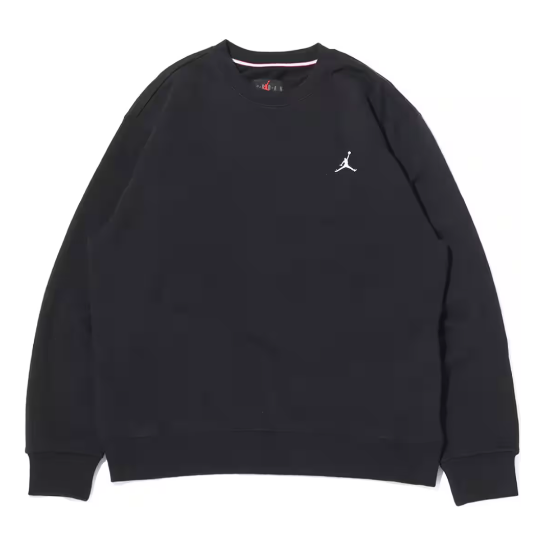 Air Jordan Essentials Fleece Crewneck Sweatshirt 'Black' FJ7777-010