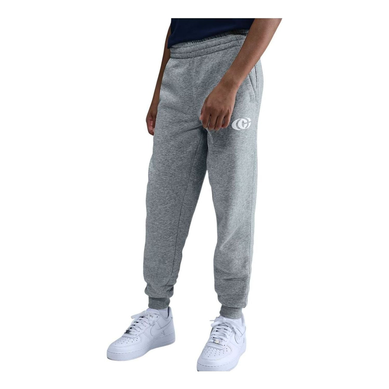 (GS) Nike x Caitlin Clark Fleece Pant 'Dark Grey Heather White' IQ5886-063