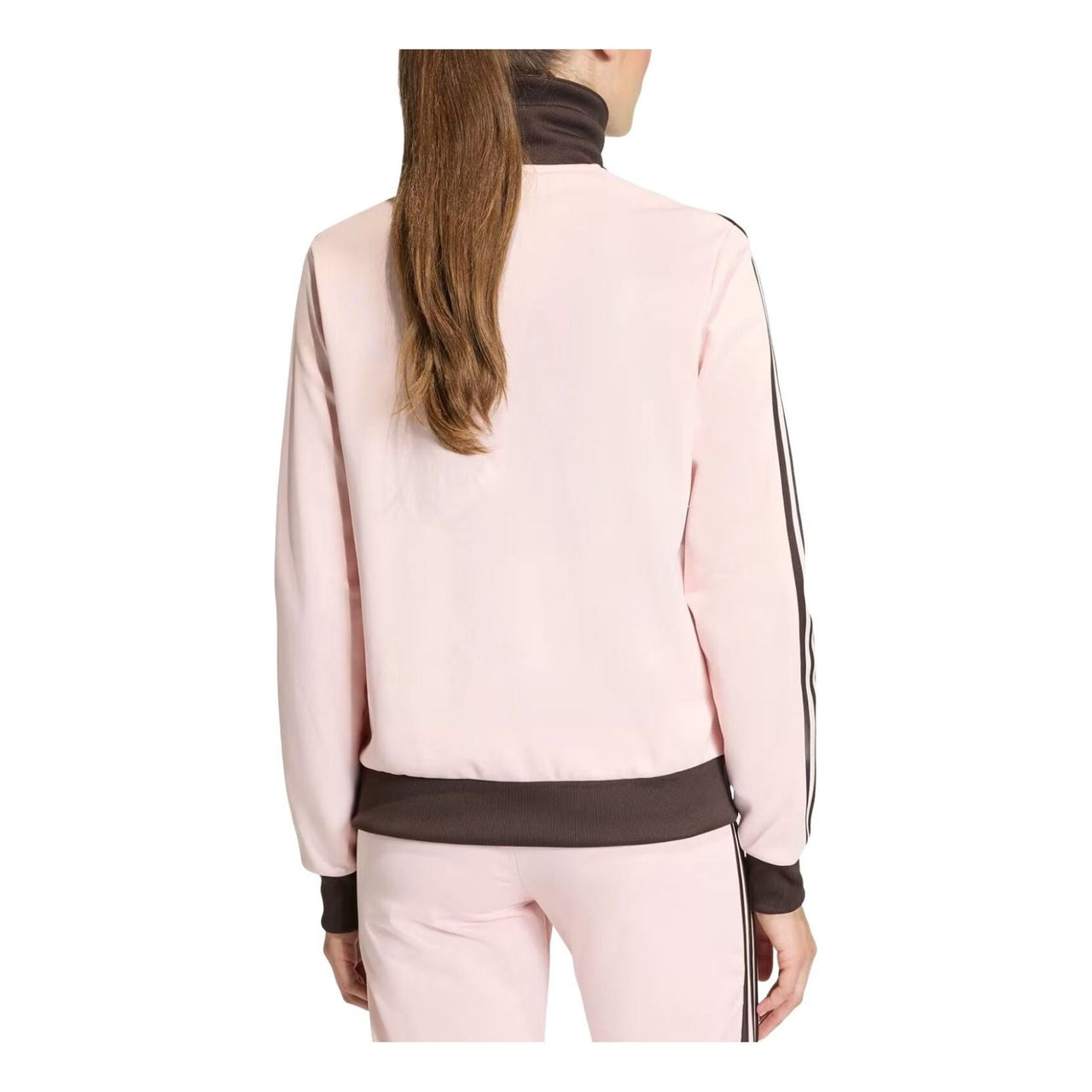(WMNS) adidas Classic Track Jacket 'Sandy Pink Aurora Coffee' KC6854