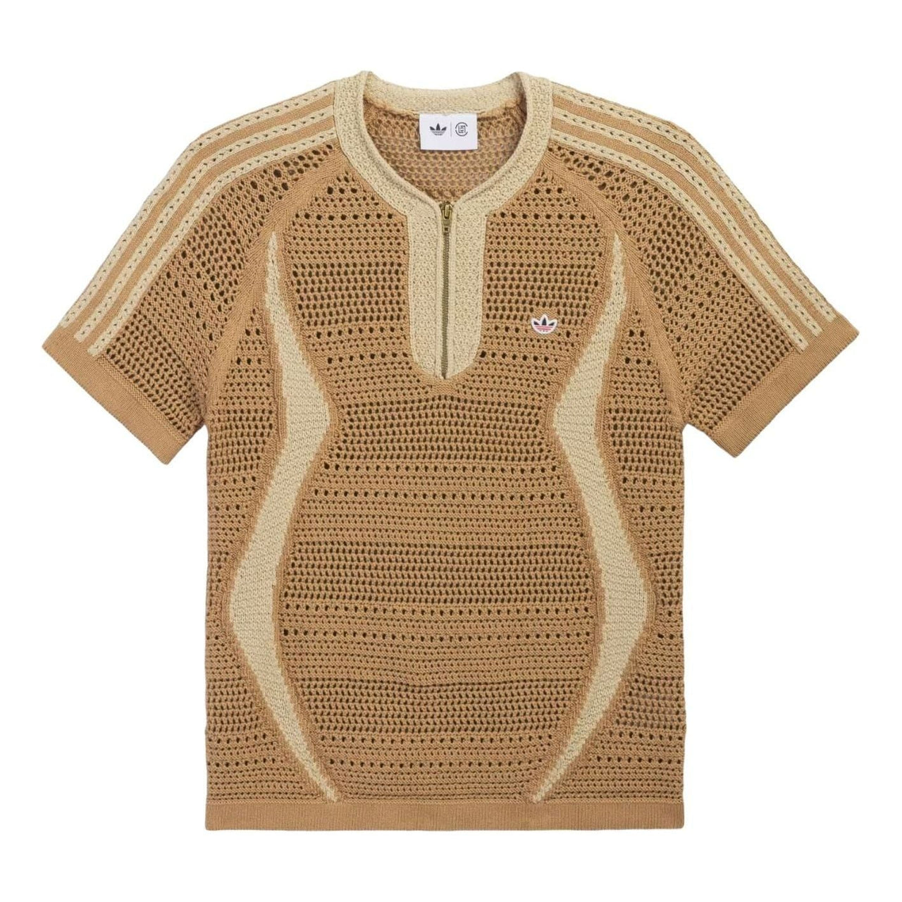 adidas x CLOT Knit Jersey Asia Sizing 'Cardboard' KE709