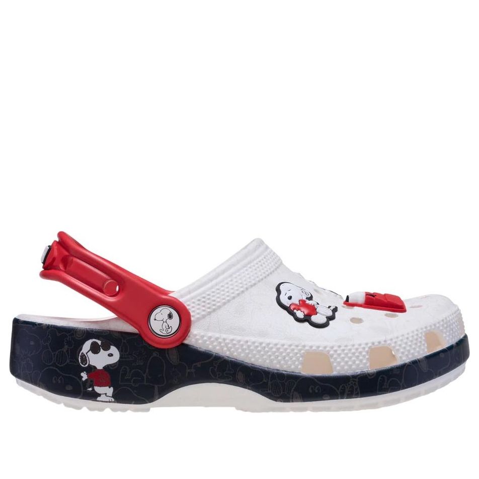 (GS) Crocs x Peanuts Snoopy Classic Clog 'White Black' 211125-90H