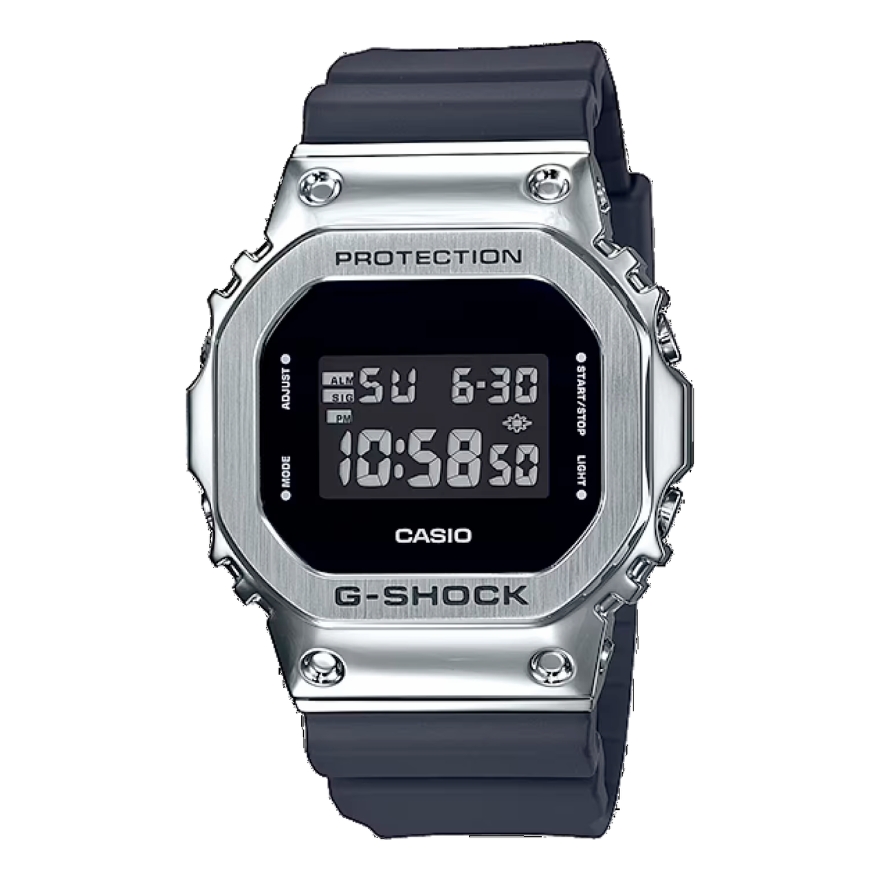 CASIO G-Shock Square 'Black Silver' GM-5600-1PR