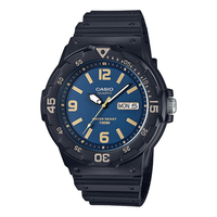 CASIO STANDARD Series waterproof Rose Gold Blue Analog MRW-200H-2B3