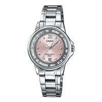 CASIO Stainless Steel BandWaterproof Stainless Steel Strap Pink Analog LTP-1391D-4AVDF