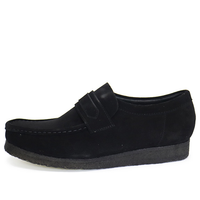 Clarks Wallabee Loafer Suede 'Black' 26172503