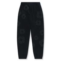 Denim Tears Cotton Wreath Sweatpants 'Black Monochrome' 5650-1SS240204CWSP-BLAC