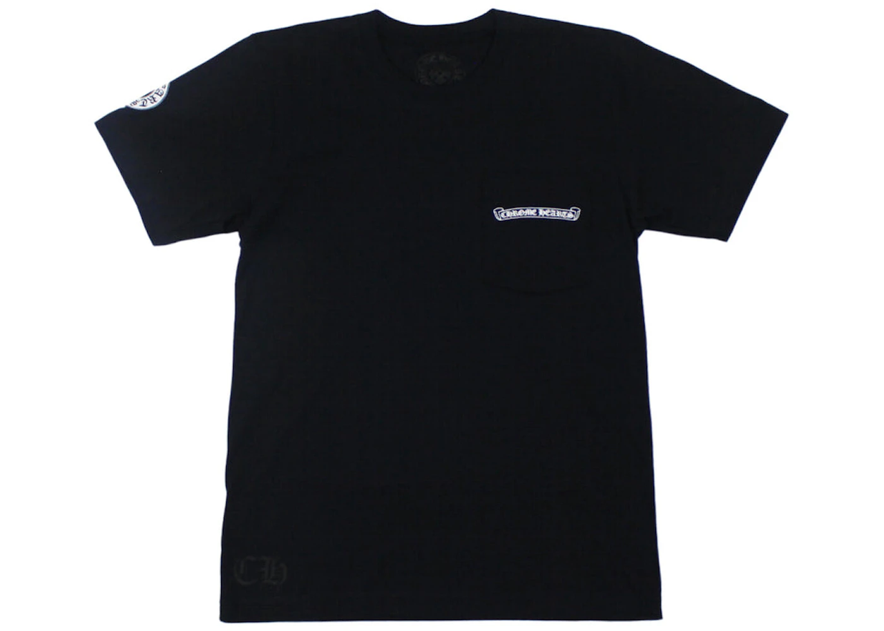 Chrome Hearts Floral Cross T-Shirt 'Black' CHFC543