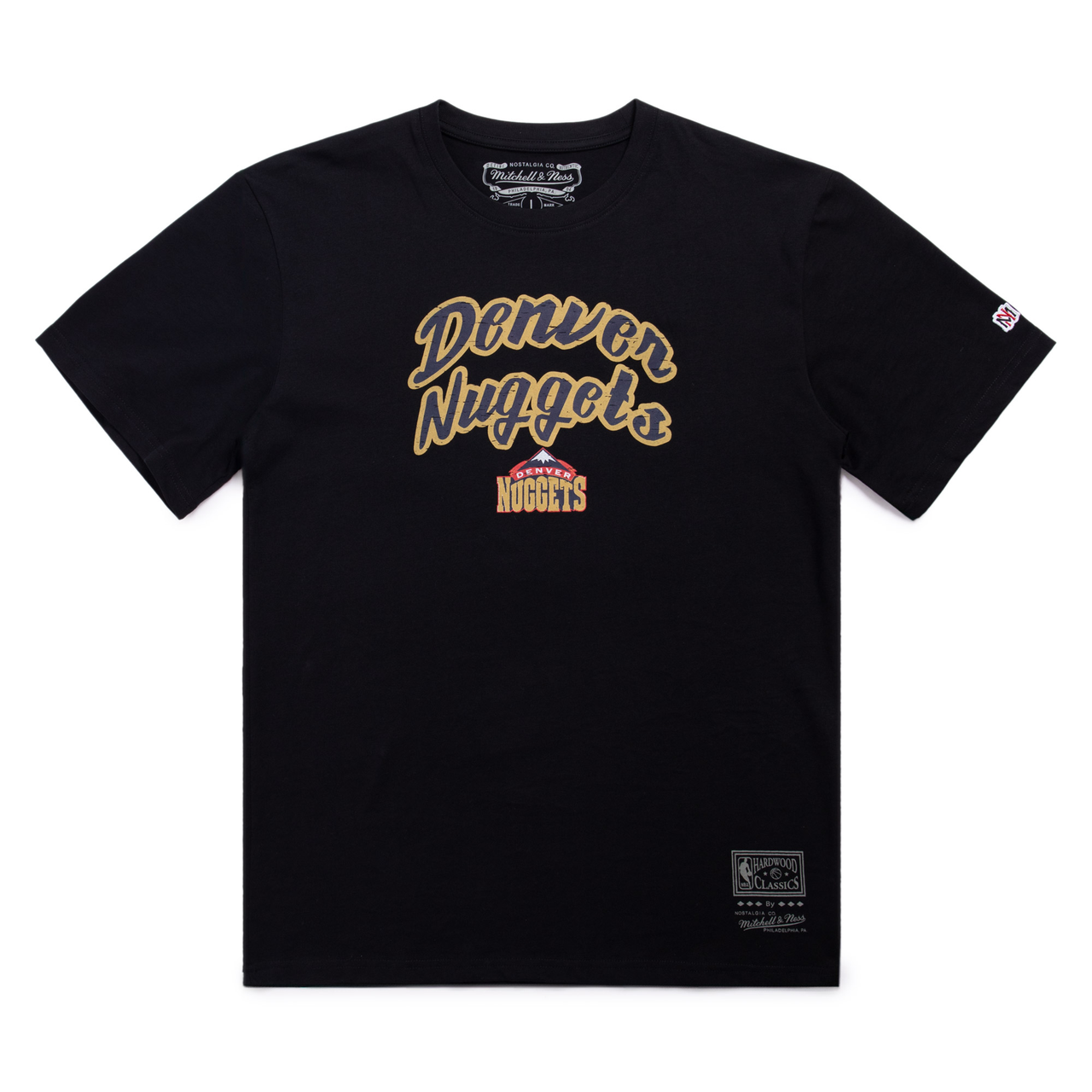 Mitchell & Ness NBA Highlight Denver Nuggets T-Shirt 'Black' MNTS042DN