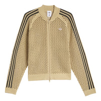 adidas x CLOT FW24 Crochet Track Jacket Asia Sizing 'Beige Tone' JF4270