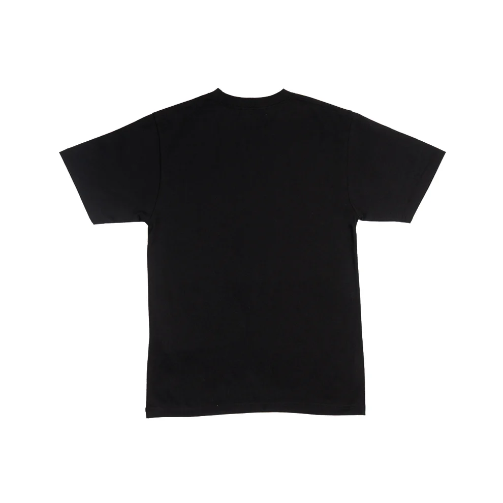 A Bathing Ape Overprinted College T-Shirt 'Black' 001CSJ801002MBLK