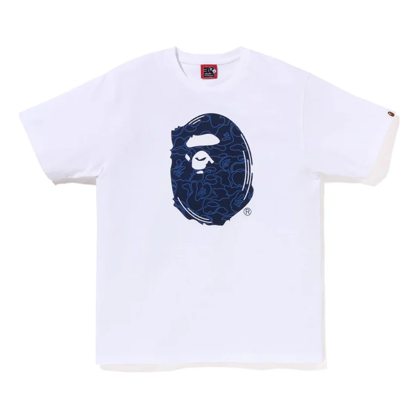 A Bathing Ape 30th Anniversary #1 T-Shirt 'White Navy' 001TEJ701002FWH