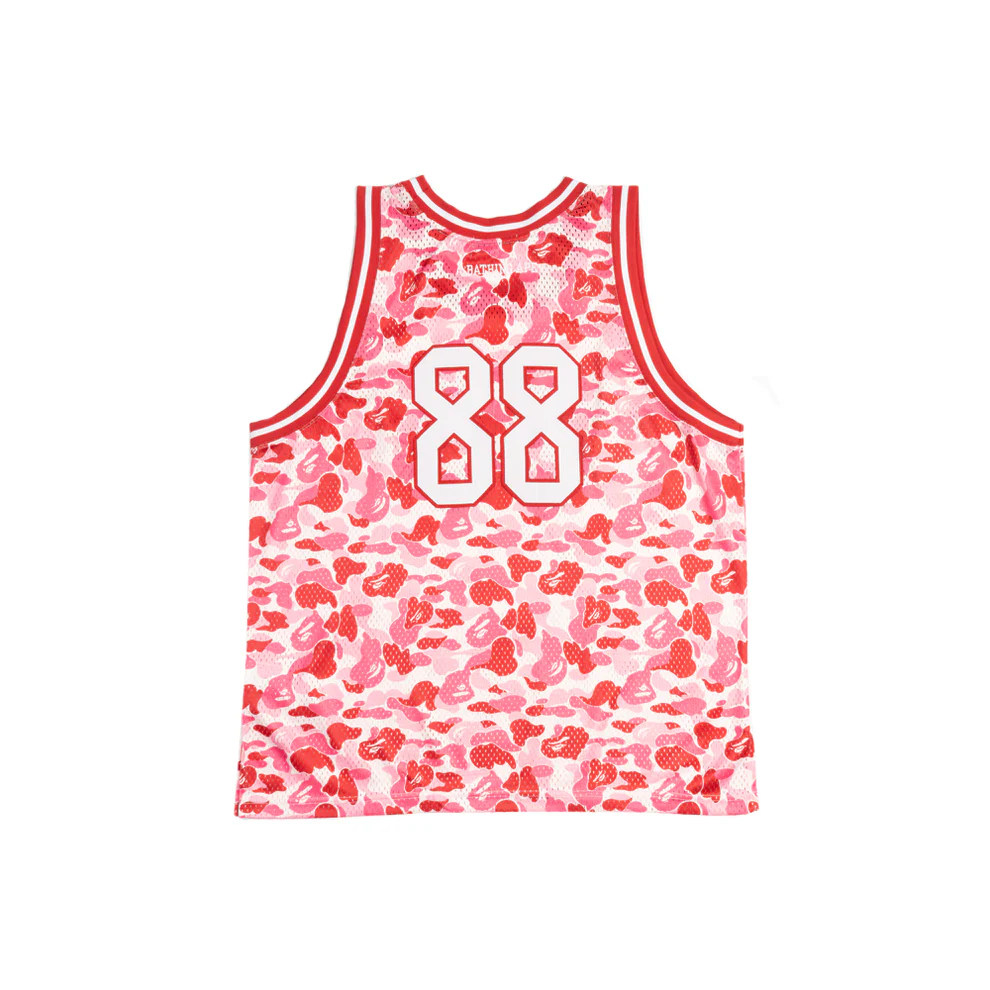 A Bathing Ape Basketball Tank Top 'Pink' 001VTJ801001MPNK