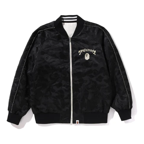A Bathing Ape Reversible Souvenir Jacket 'Black' 0ZXLJM140309MBKX