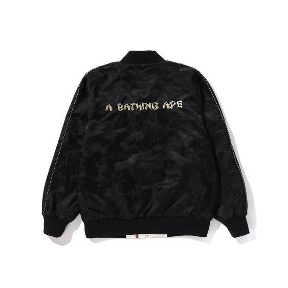 A Bathing Ape Reversible Souvenir Jacket 'Black' 0ZXLJM140309MBKX