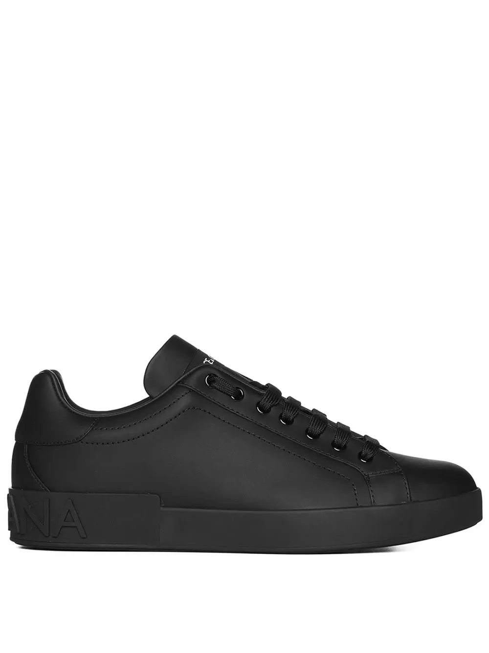 Dolce & Gabbana Pantofi Negri Portofino Sneakers 'Black' CS1772A1065-80999