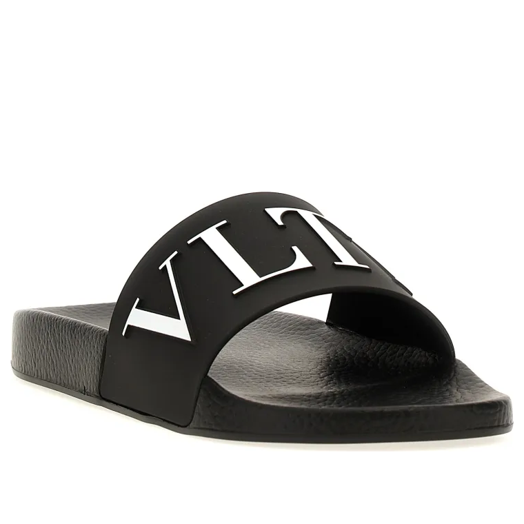 Valentino Logo Slides 'Black' 4Y2S0873SYE0NI