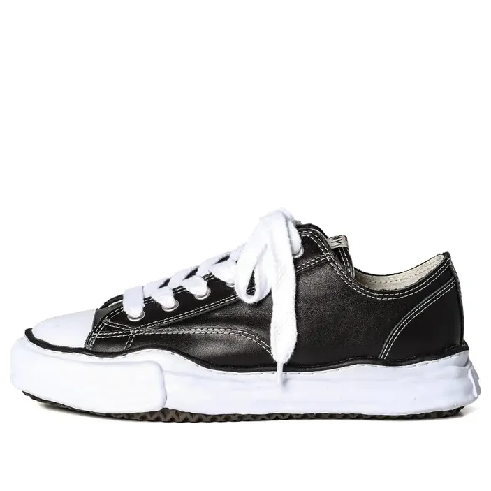 Maison MIHARA YASUHIRO Peterson OG Sole Leather Low 'Black' A06FW736-BLACK