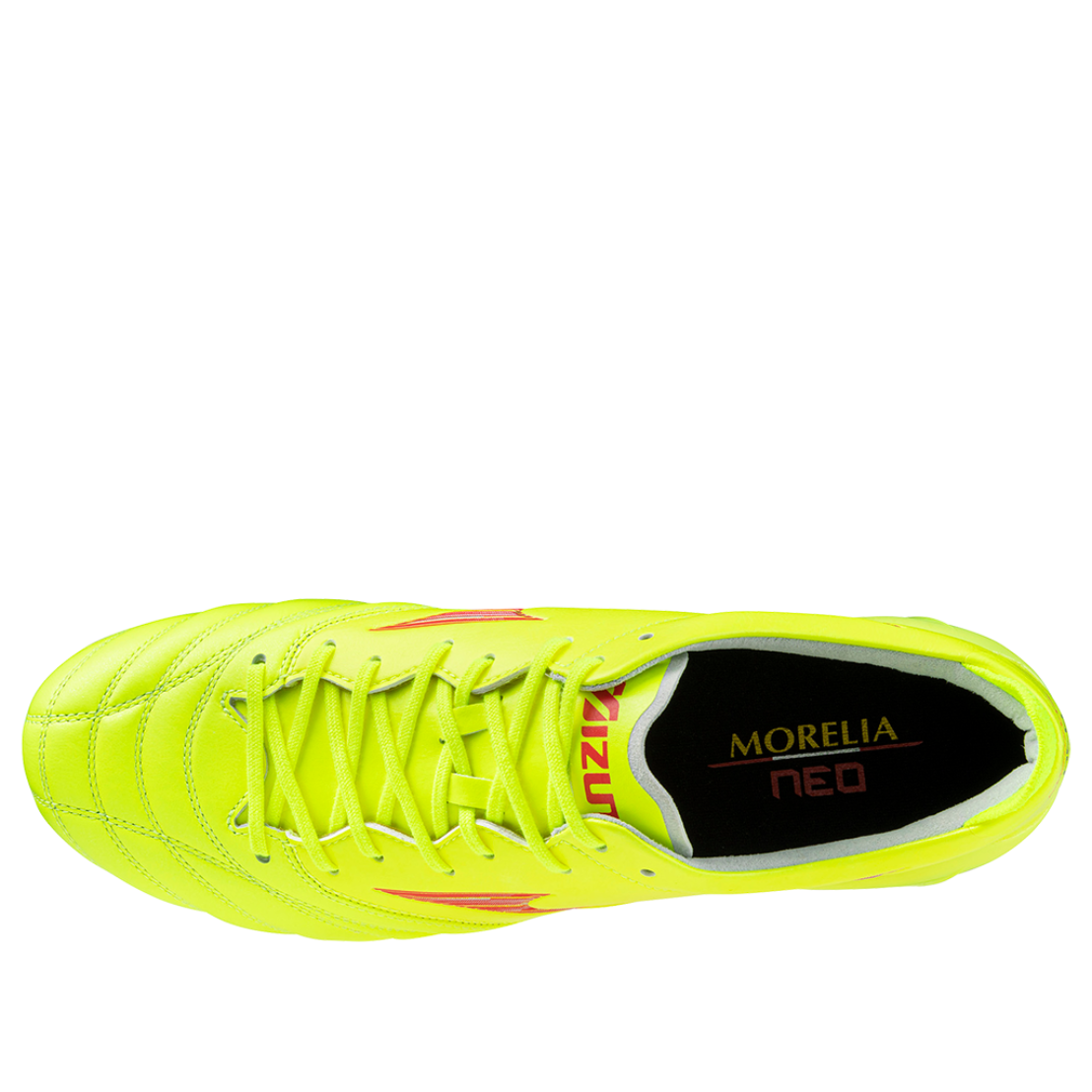 Mizuno Morelia Neo 4 Elite 'Safety Yellow Fiery Coral' P1GA243245