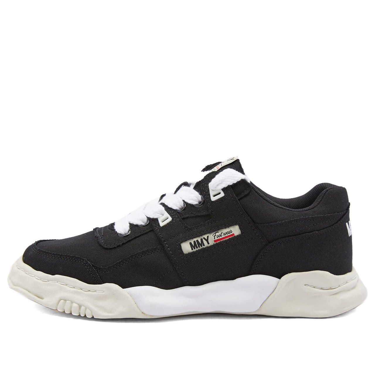 Maison MIHARA YASUHIRO Parker OG Sole Canvas Low 'Black' A08FW704-BLACK