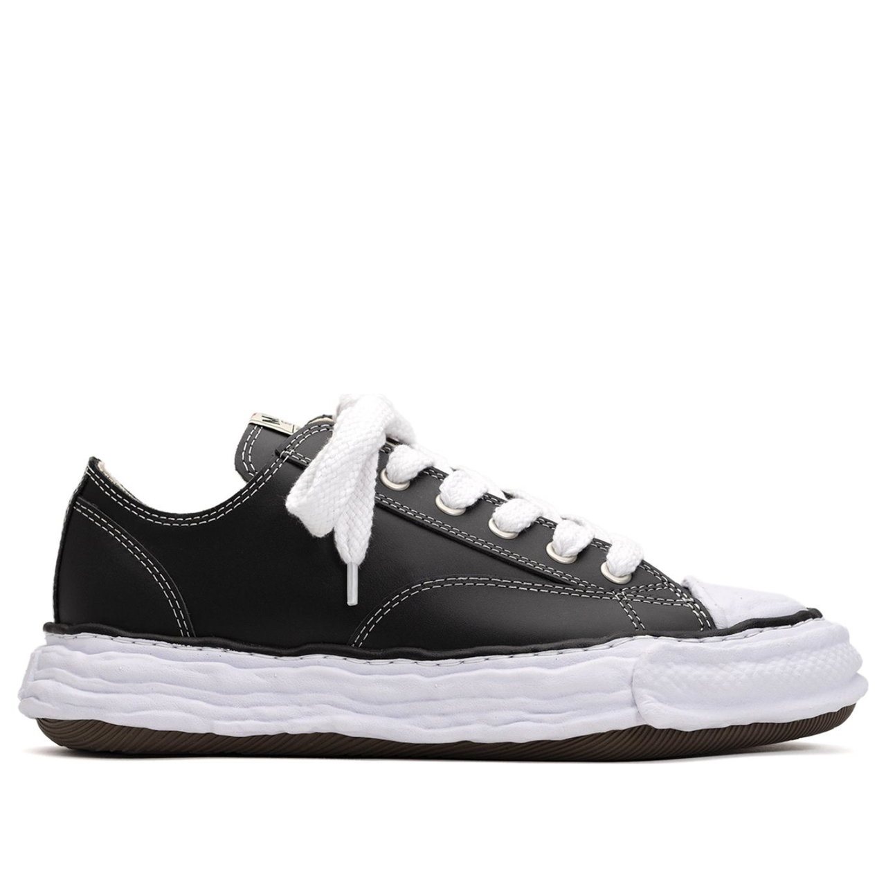 Maison MIHARA YASUHIRO Peterson23 OG Sole Leather Low 'Black' A11FW704-BLACK