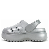 (WMNS) adidas Adilette Clog Platform 'Silver Metallic' JQ9879