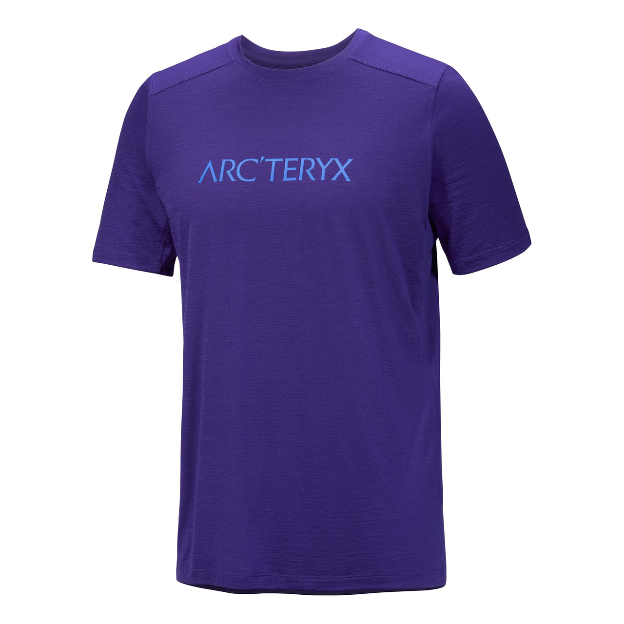Arc'Teryx Ionia Merino Wool Arc'Word Logo T-Shirt SS 'Purple' X000007733-PURPLE