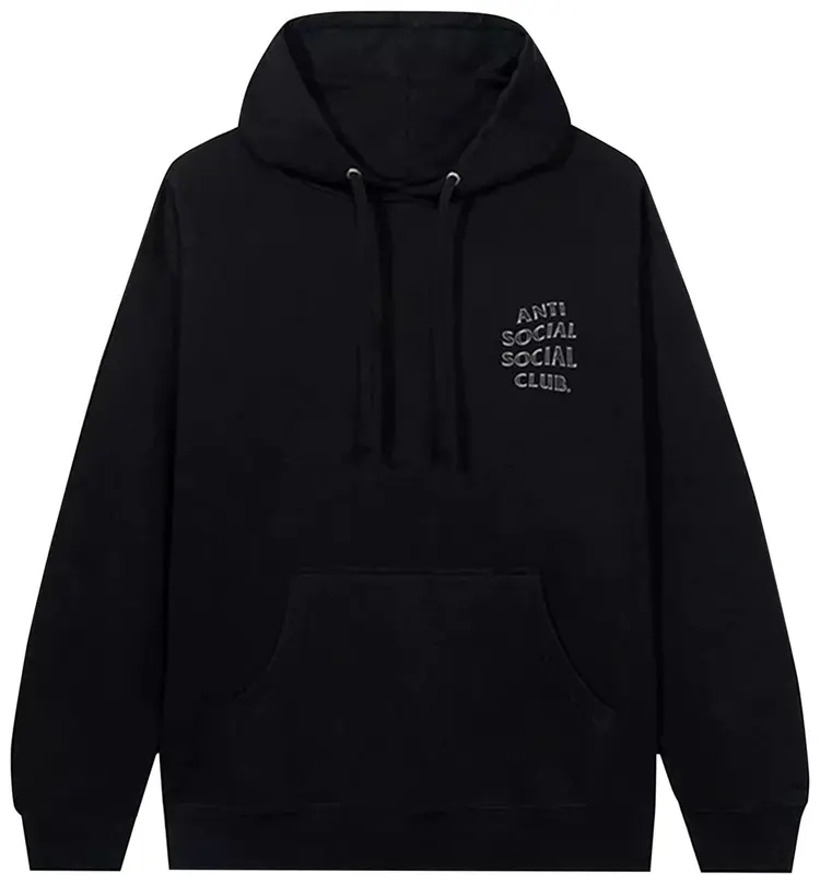 ANTI SOCIAL SOCIAL CLUB Burnouts Hoodie 'Black' 1020-100000106BOH-BLAC
