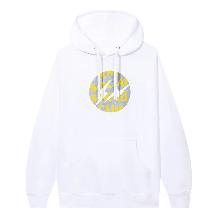 ANTI SOCIAL SOCIAL CLUB x Fragment Called Interference Hoodie 'White Yellow' 0657-1FW220106CIH-WHIT