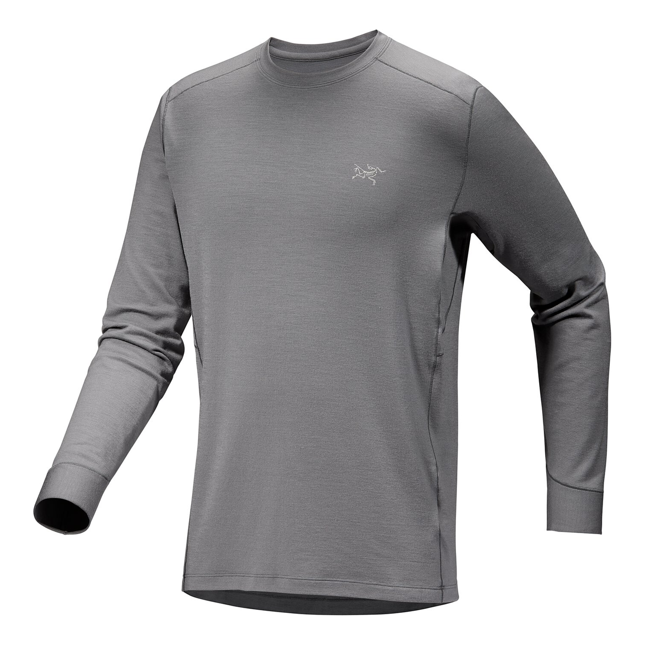 Arc'Teryx Rho Merino Wool Crew Neck Long Sleeves T-Shirt 'Grey' X000007480-GREY