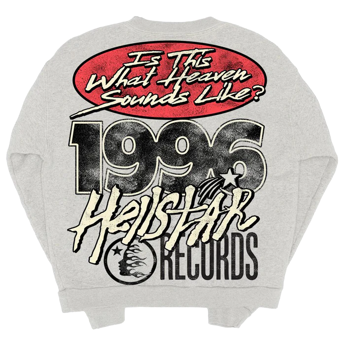 Hellstar Records Crewneck 'Heather Grey' HSRC-GREY
