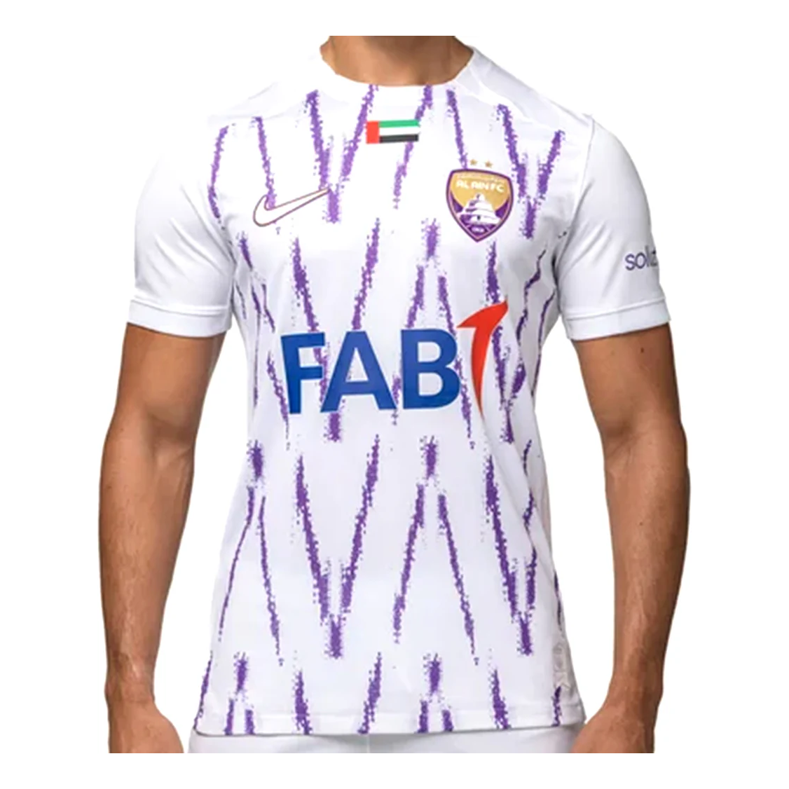 Nike Al Ain F.C. 24/25 Away Jersey 'White Purple' FD7767-100