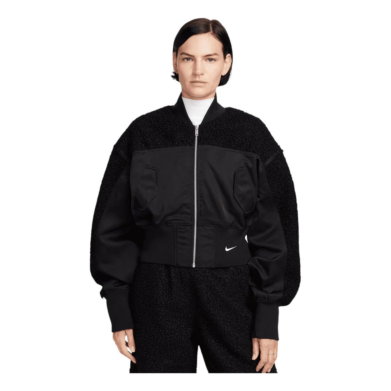 (WMNS) Nike Sportswear Collection Jacket 'Black' FB8778-010