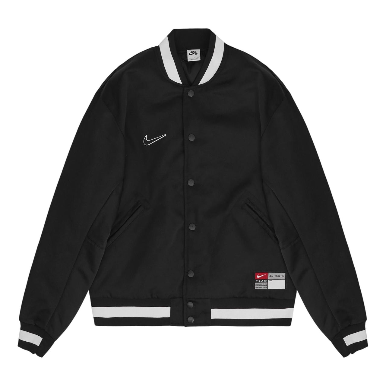 Nike SB x MLB Varsity Skate Jacket 'Black' DQ6279-010