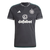 adidas Celtic FC 23/24 Away Football Jersey Asia Sizing 'Black' HY3322