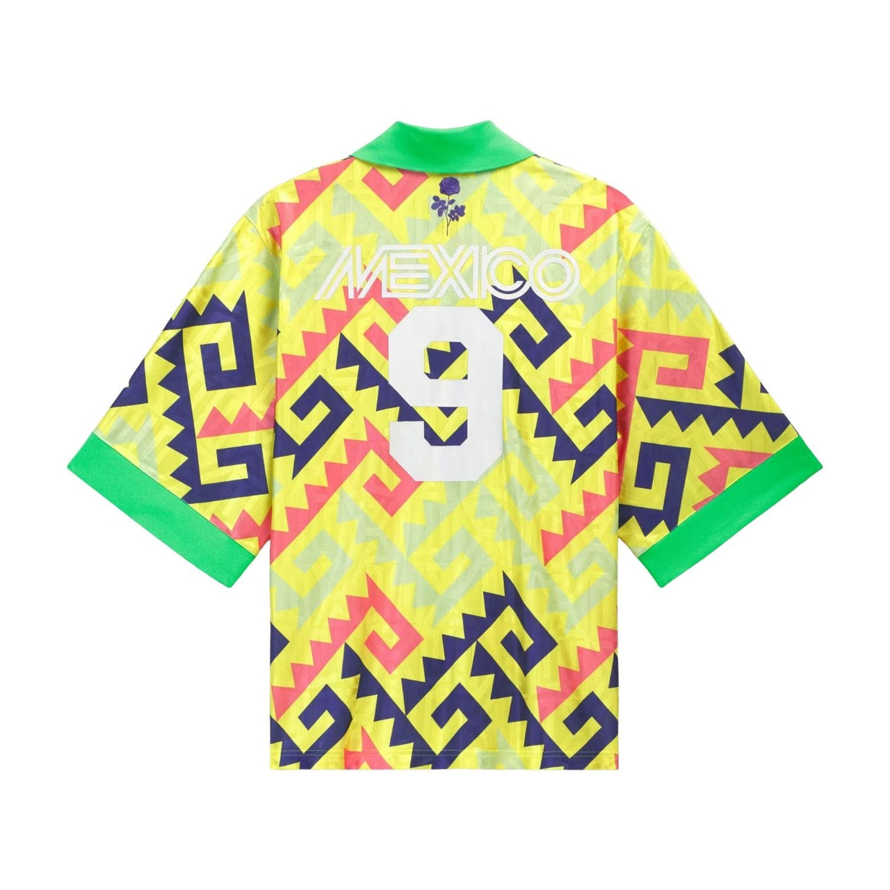 adidas x Chavarria AOP Goalkeeper Jersey Asia Sizing 'Solar Lemon Pure Purple Solar Turbo' KU7799