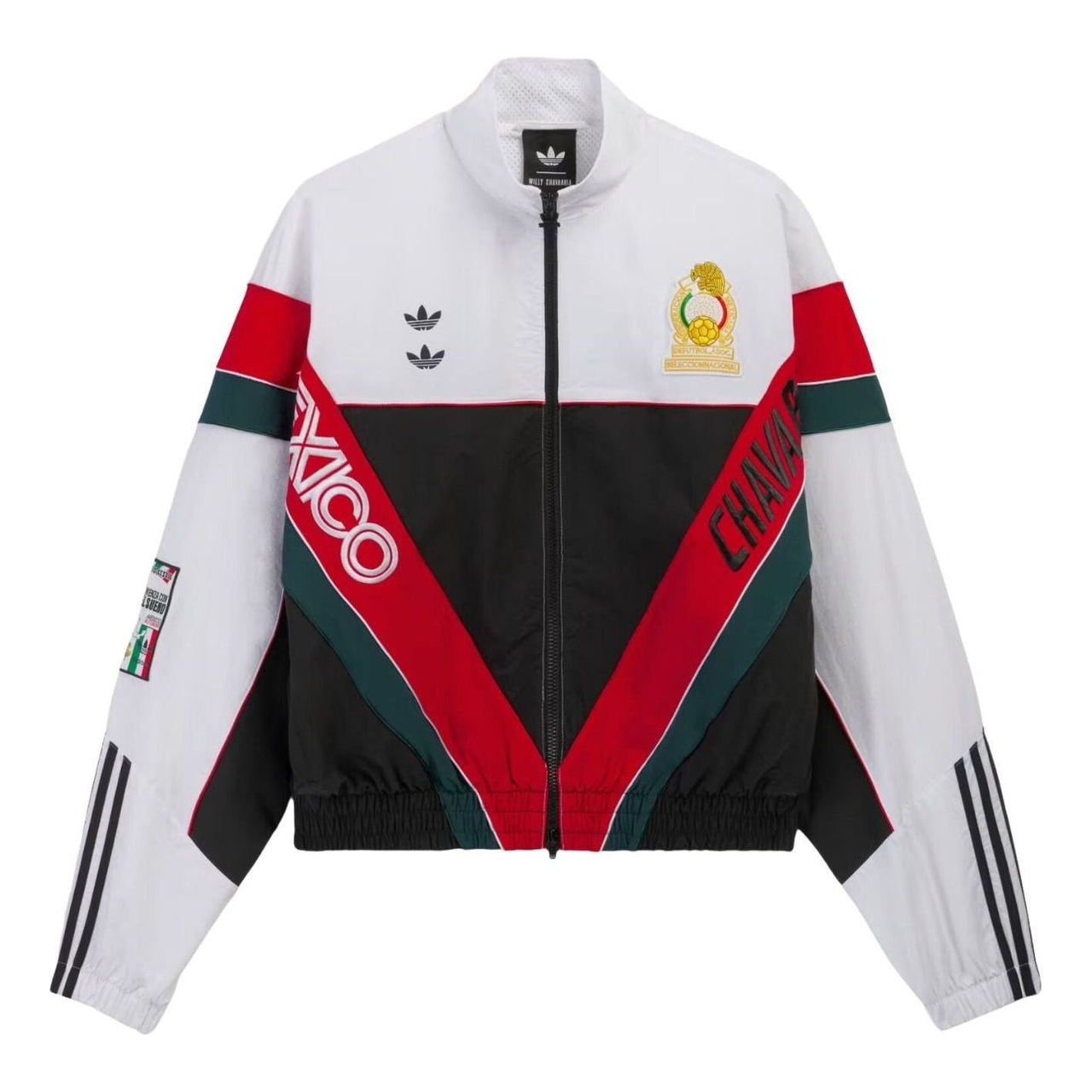 adidas x Chavarria CDM Woven Track Jacket Asia Sizing 'White Black' KU7797