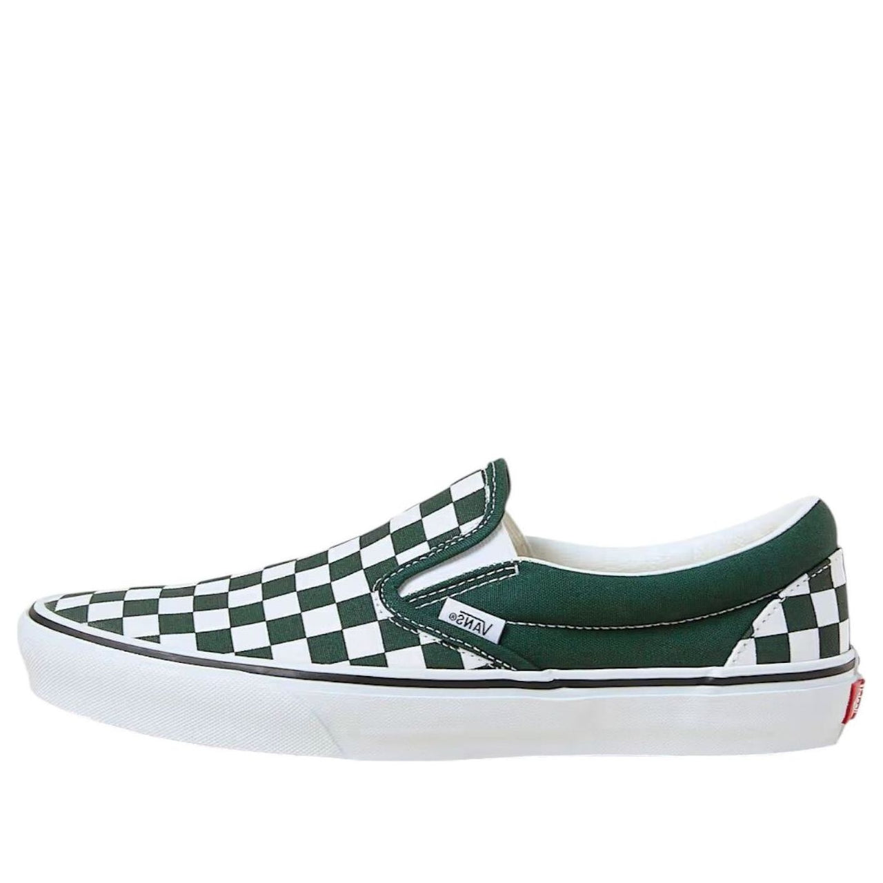 Vans Classic Slip-On 'Checkerboard Scarab Green White' VN000D5PPRM