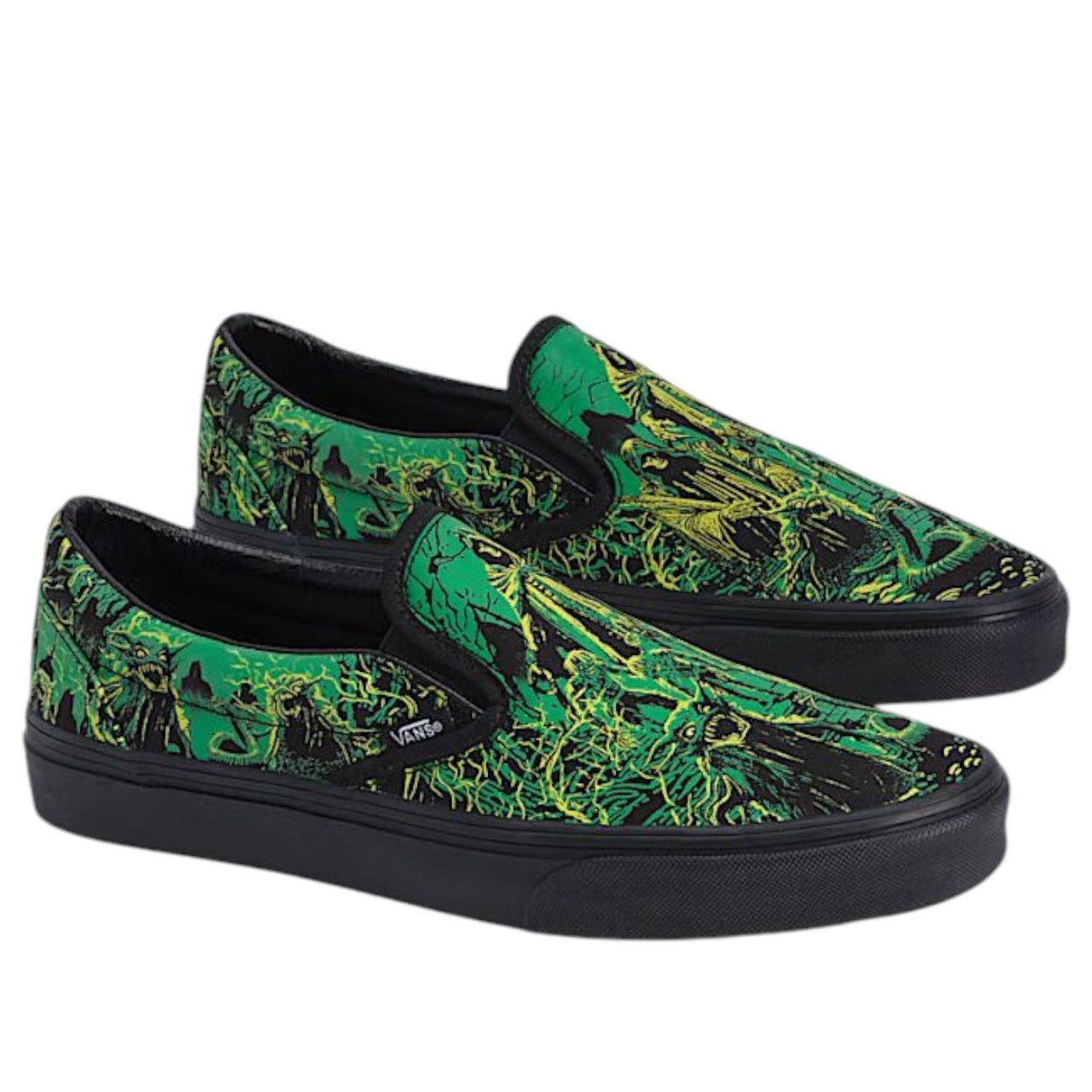 Vans Classic Slip-On Halloween 'Reaper Green' VN000EACBKA