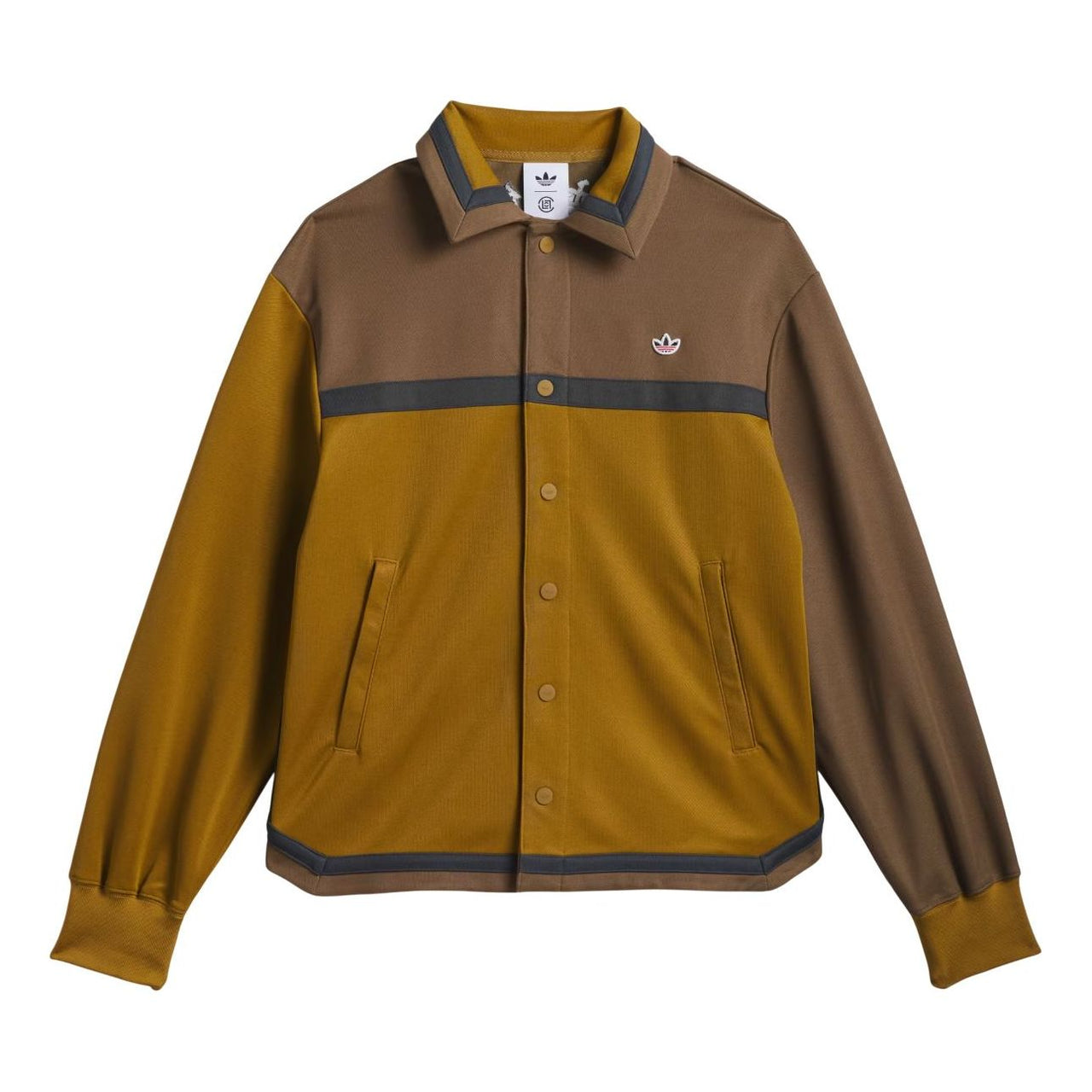 adidas x CLOT Warmup Jacket Asia Sizing 'Bronze Strata' IY8664