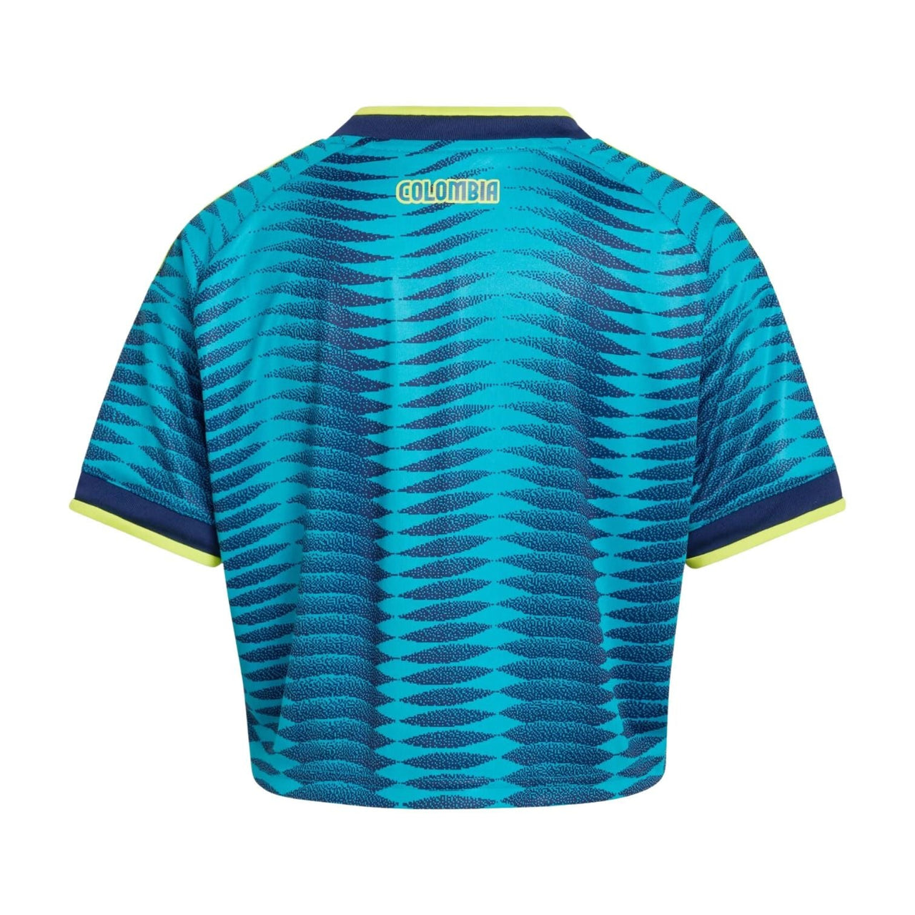 (WMNS) adidas Colombia 26 Away Cropped Jersey 'Mystery Petrol Team Navy Blue 2' KE8088