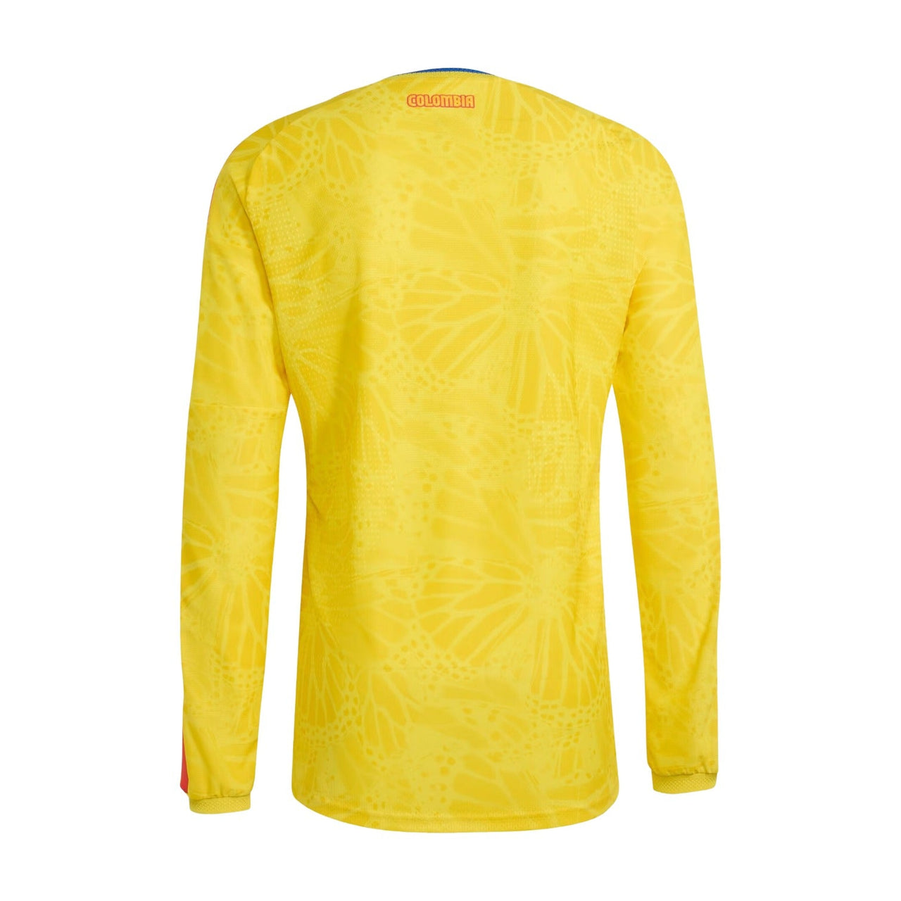 adidas Colombia 26 Home Authentic Long Sleeve Jersey 'Impact Yellow' JZ8789
