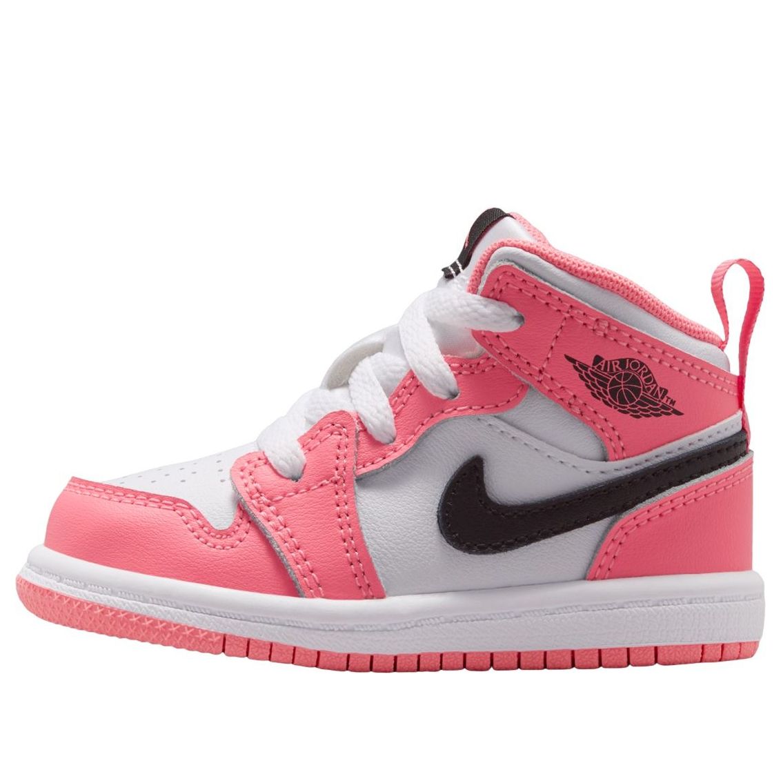 (TD) Air Jordan 1 Mid 'Pink Gaze Black White' DQ8425-602