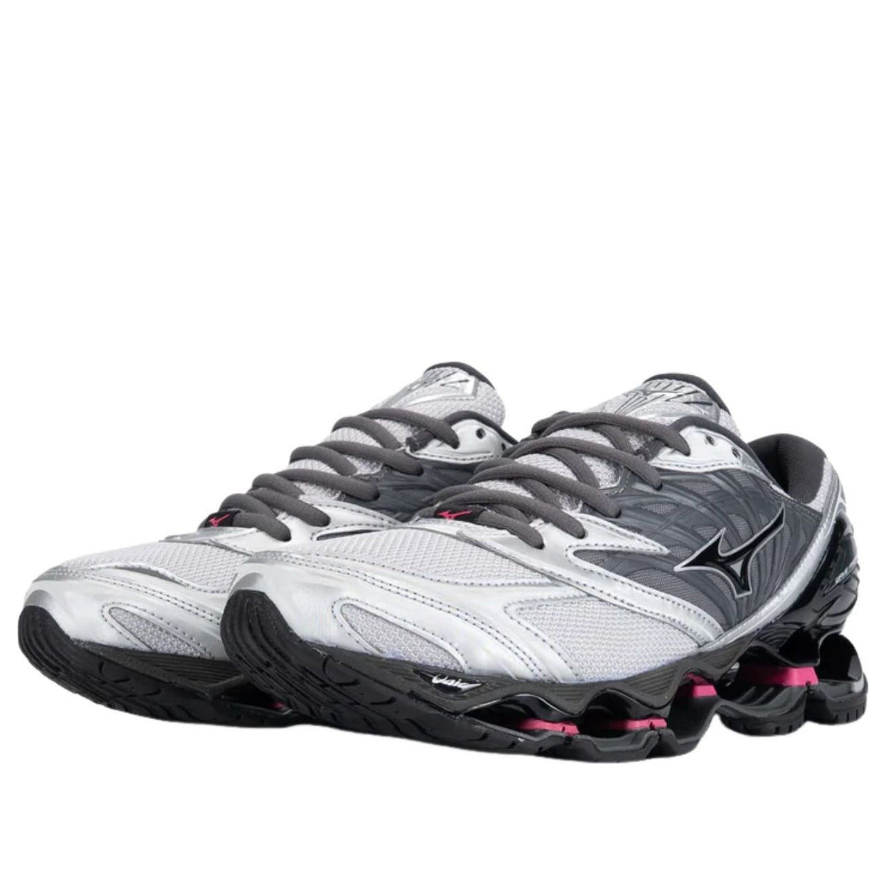 Mizuno Wave Prophecy LS 'Silver Dark Grey Pink' D1GA333708