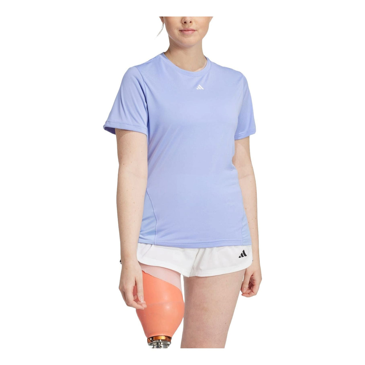 (WMNS) adidas Designed for Training T-shirt Asia Sizing 'Blue Spark' IY9162