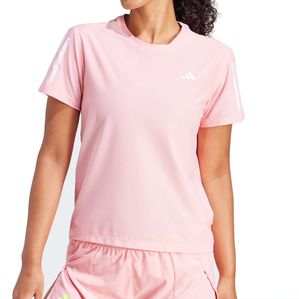 (WMNS) adidas Own The Run T-Shirt Asia Sizing 'Pink' IV5488