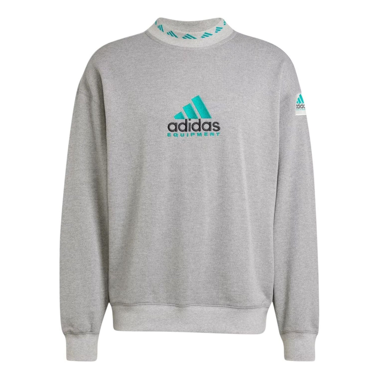 adidas EQT Reflective Crewneck Sweatshirt 'Medium Grey Heather' JP0190