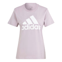 (WMNS) adidas Essentials Logo T-shirt Asia Sizing 'Light Purple' IR5411